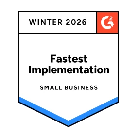 Winter 2025 G2 Fastest Implementation Award